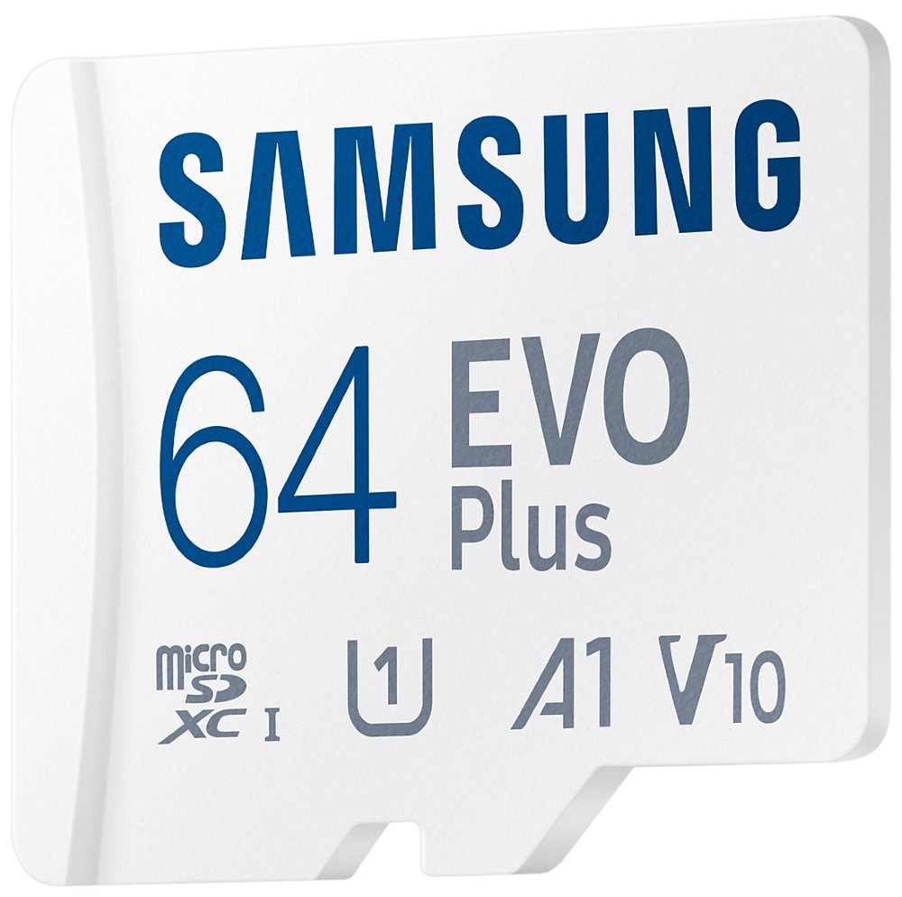 SAMSUNG EVO Plus Micro SDXC 64GB / CL10 UHS-I U1 + Adaptér / MB-MC64SA/EU