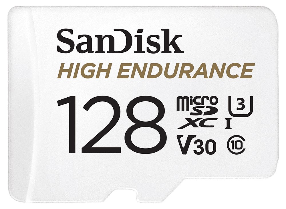 SanDisk High Endurance micro SDXC 128GB UHS-I U3 Class 10 + Adaptér (SDSQQNR-128G-GN6IA)