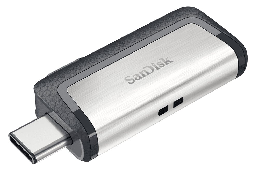 SanDisk Ultra Dual USB-C 64GB USB 3.0 Typ-C / USB 3.0 Typ-A / SDDDC2-064G-G46