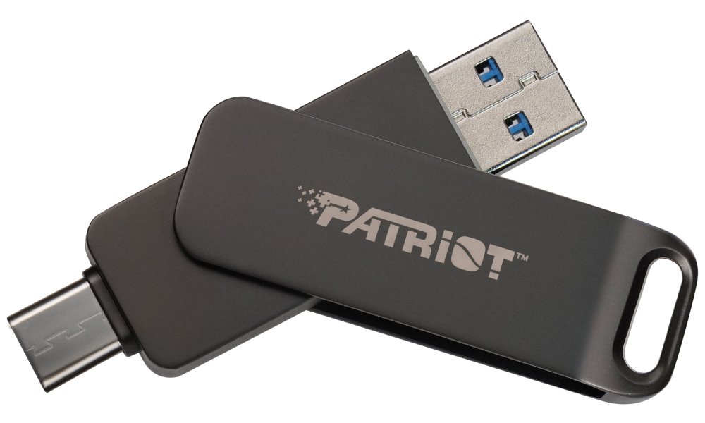 Patriot RAGE R550 1TB/USB 3.2/USB-A + USB-C / PE1TR550DSAD